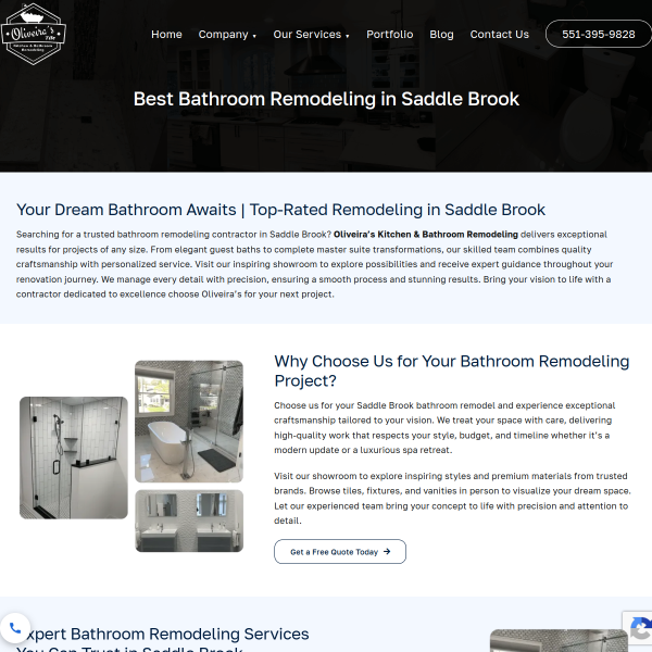 Top Bathroom Remodeling Contractor in Saddle Brook for Modern Homes