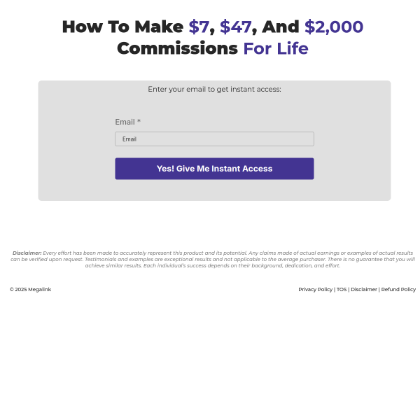 1 Link, 7 Commissions (changed my life)