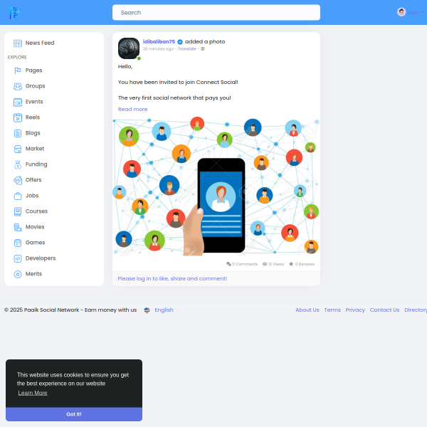 🔥🔥The very first social network that pays you!🔥🔥