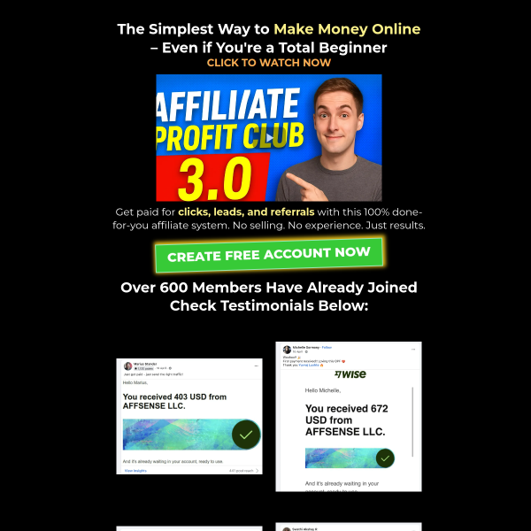 3 Income Streams. 1 Free Account.