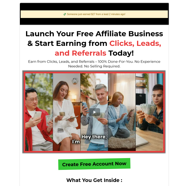 You Can Get Paid Without Selling ANYTHING