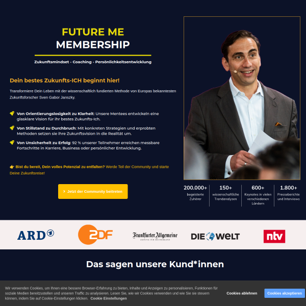 11+ courses. 24 live sessions. 1 € to start.