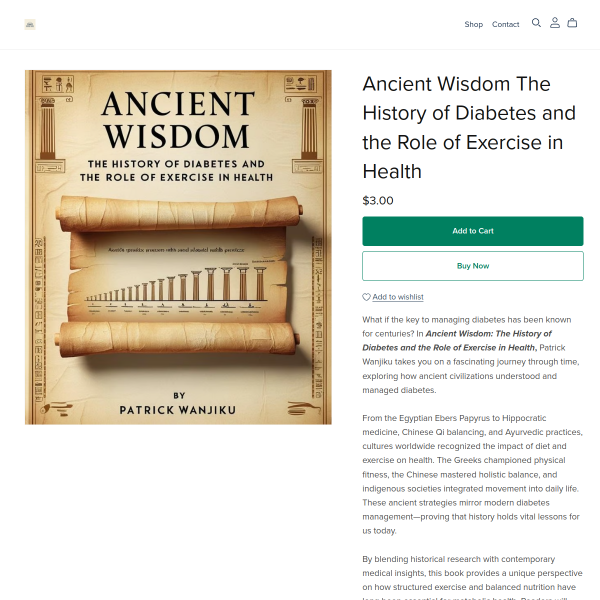 Ancient Wisdom: The History of Diabetes and the Role of Exercise in Health