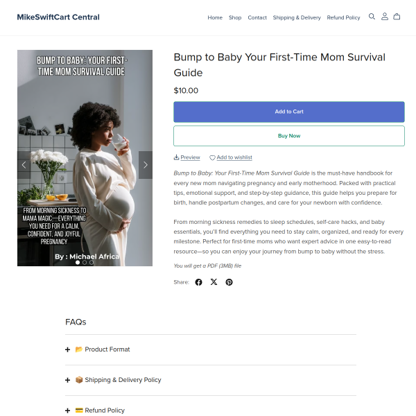 Bump to Baby Your First-Time Mom Survival Guide