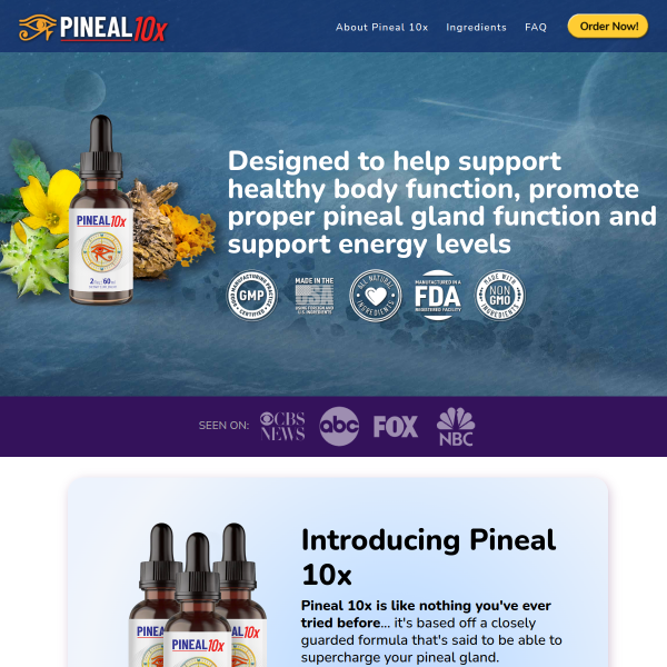 Pineal 10x: Boost Energy & Awareness Naturally?