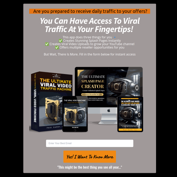 Viral Video Traffic Machine