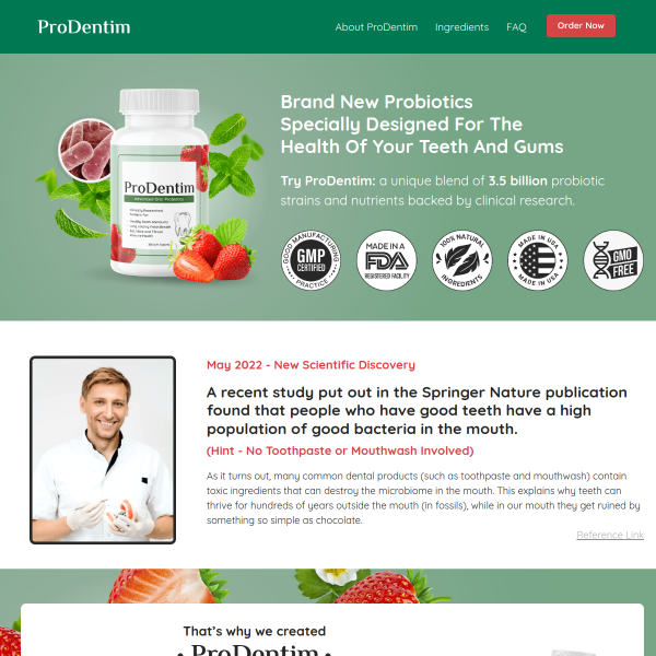 Smile Brighter with Probiotics for Teeth & Gums!
