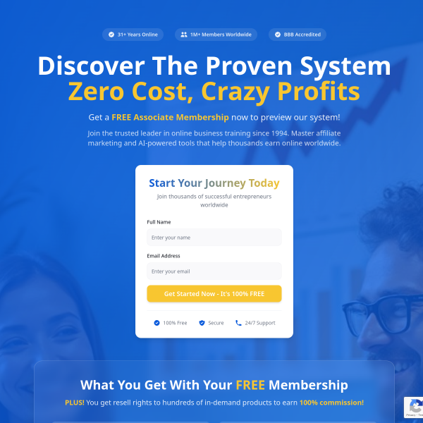 Start Free — Build a Real Business That Earns Daily