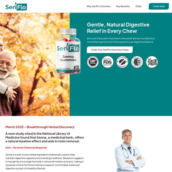 SenFlo Gummies: Tired of Bloating?