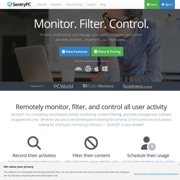 Protect Your Children Online – Parental Monitoring & Screen-Time Control