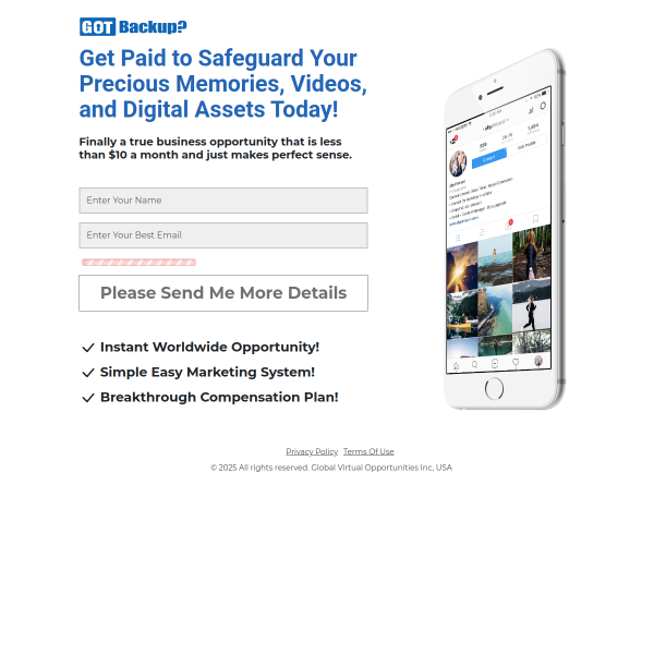 You need a stellar product to support a Billion dollar Opportunity! Five BILLION Users NEED it.