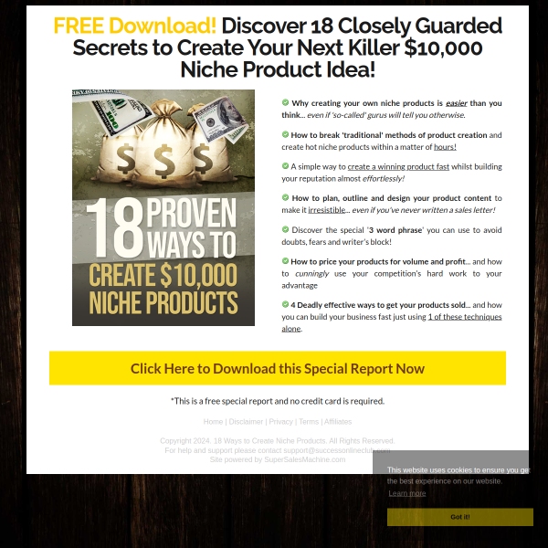 FREE Special Report! Download 