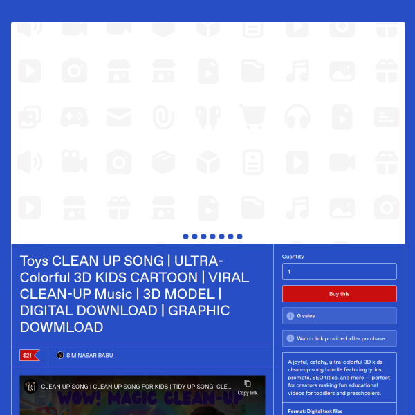 “Toys Cleanup Song for Kids | Easy-Peasy Clean Up Dance | 3D Cartoon Animation | Fun Learning Song”