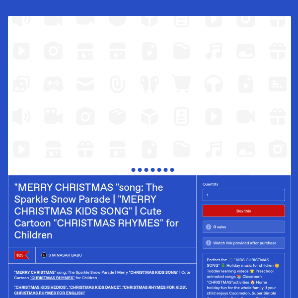 CHRISTMAS SONG: The Sparkle Snow Parade | MERRY CHRISTMAS KIDS SONG |