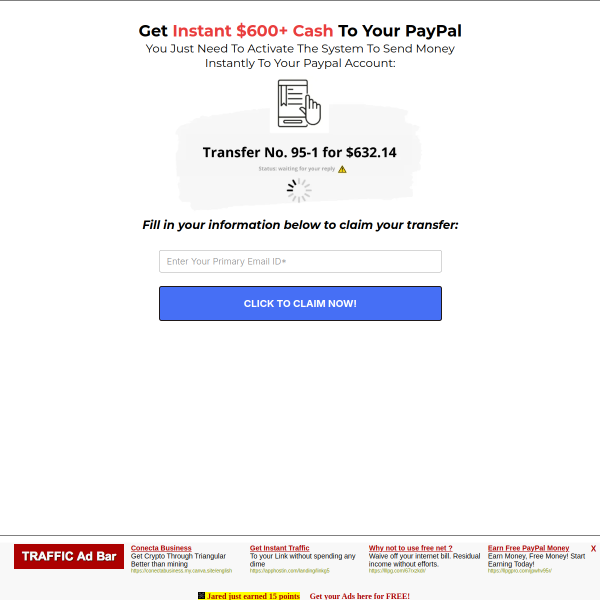 Would an Extra $600 in Your PayPal Help?”