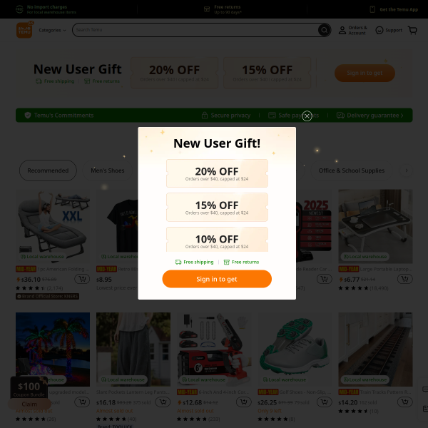 Temu:Click the link to get £100 Coupon Bundle! (Downloads Only)