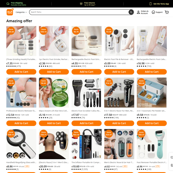 Portable Rechargeable Electric Foot Grinder | Two Speeds, Thick Grinding Head for Thick Polishing,