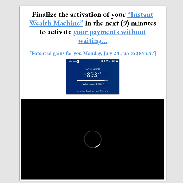 Instant Wealth Machine