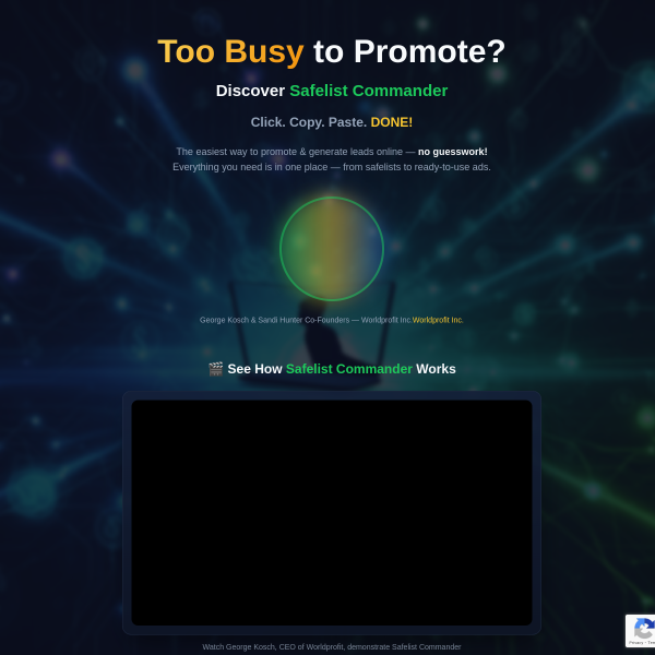 Safelist Commander — Control, Automate & Multiply Your Promotions!