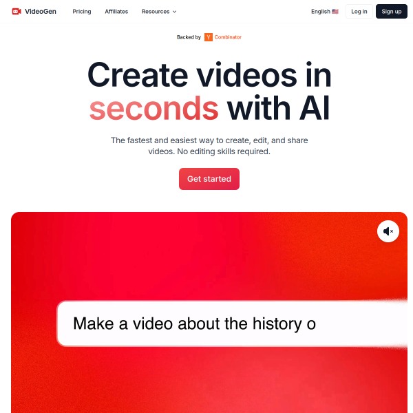 Transform Your Content with VideoGen AI!