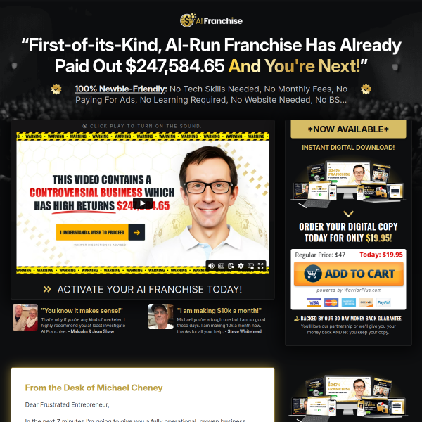 A Ready-made business with Done for you traffic assets