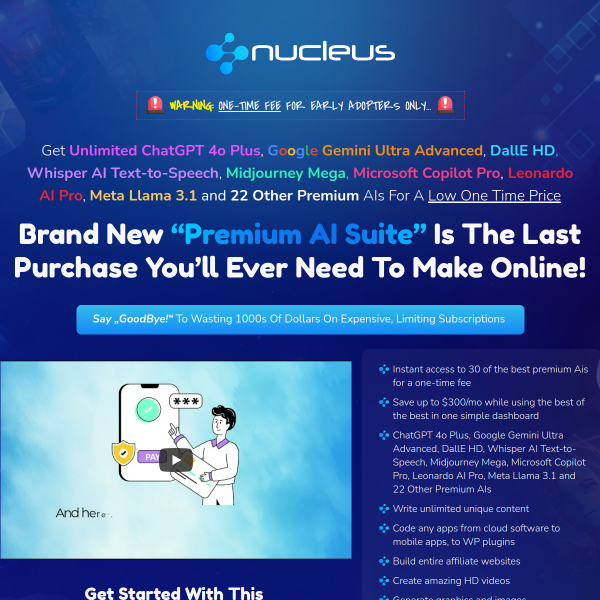 Nucleus - 99.9% Automated DFY Business – Designed By Marketers For Marketers