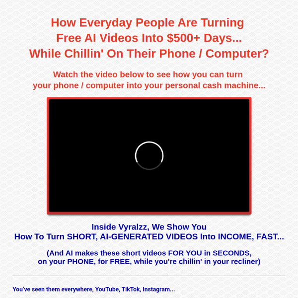 How Everyday People Are Turning  Free AI Videos Into $500+ Days..