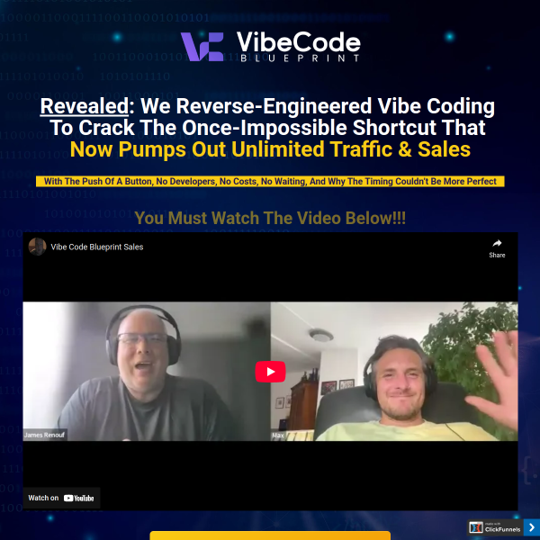 Vibe Code Blueprint - Pumps Out Unlimited Traffic & Sales