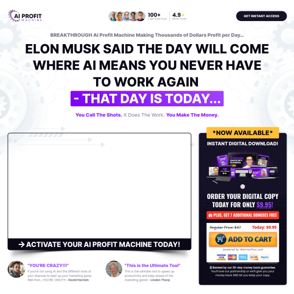 AI PROFIT MACHINE -A Done-For-You Automated Profit System