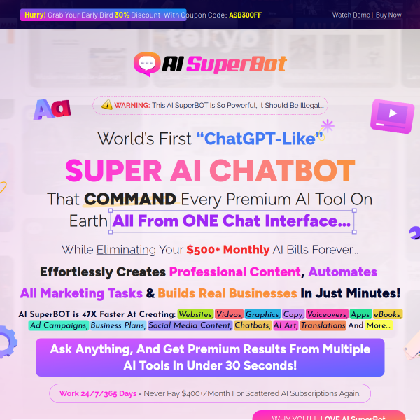 AI SuperBOT - With 12 Proven Money-Making Methods