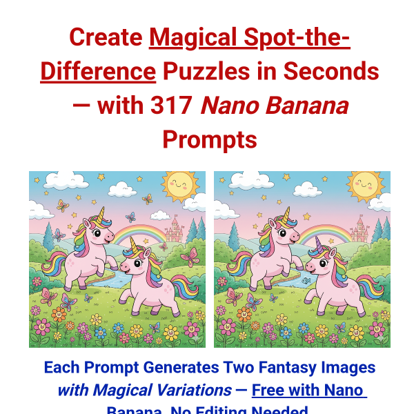 317 Fantasy Spot-the-Difference Prompts