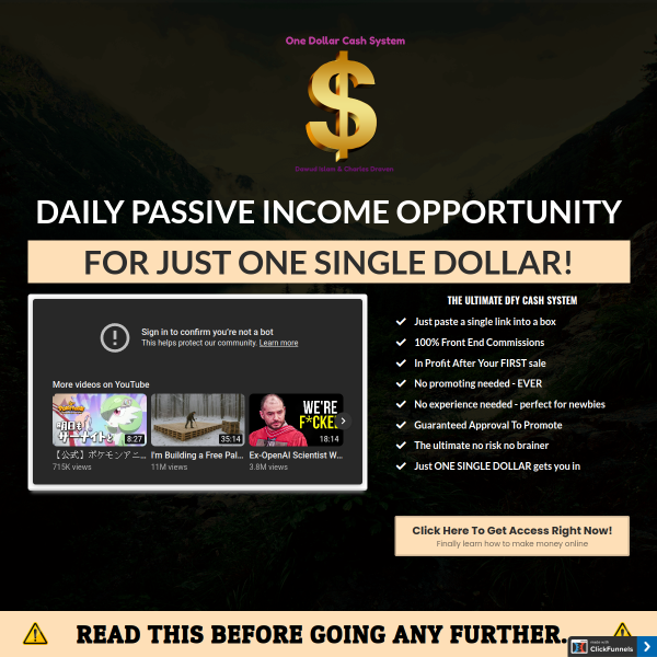 One Dollar Cash System: Promote a $1 Offer and Build Your List Fast