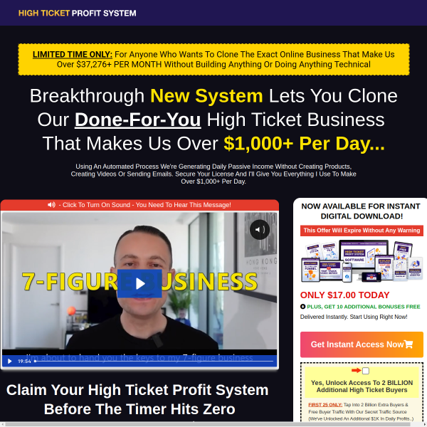 High Ticket Profit System
