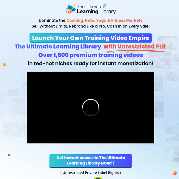 Create unlimited video on cooking, yoga, fitness, keto rebrand them, resell them wherever..1000$/day