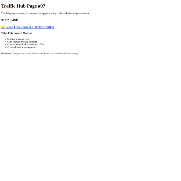 You only need to put in your websites, and that's it.