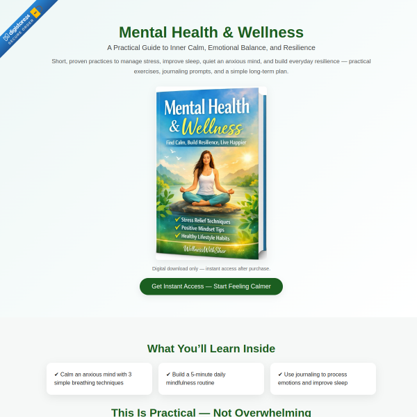 Mental Health & Wellness