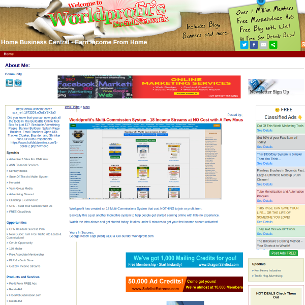 Welcome To WorldProfit's Social Network