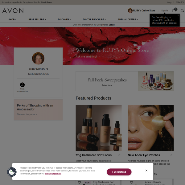 Avon Beauty Delivered to Your Door