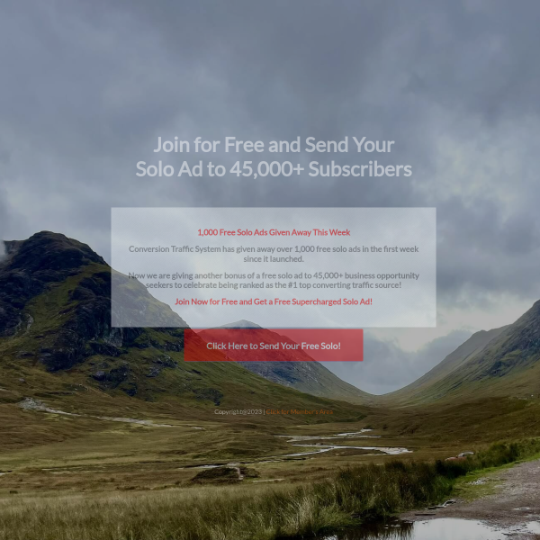 New Traffic Site Gives Away Free Solo Ads