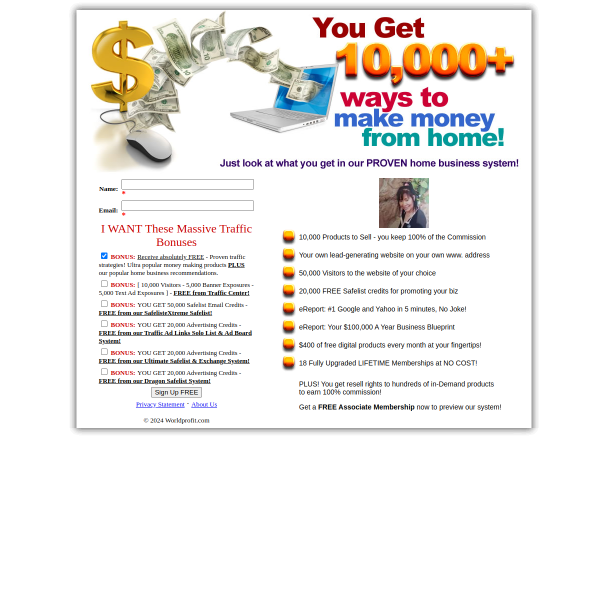 Get 10,000+ Proven Ways To Make Money From Home!