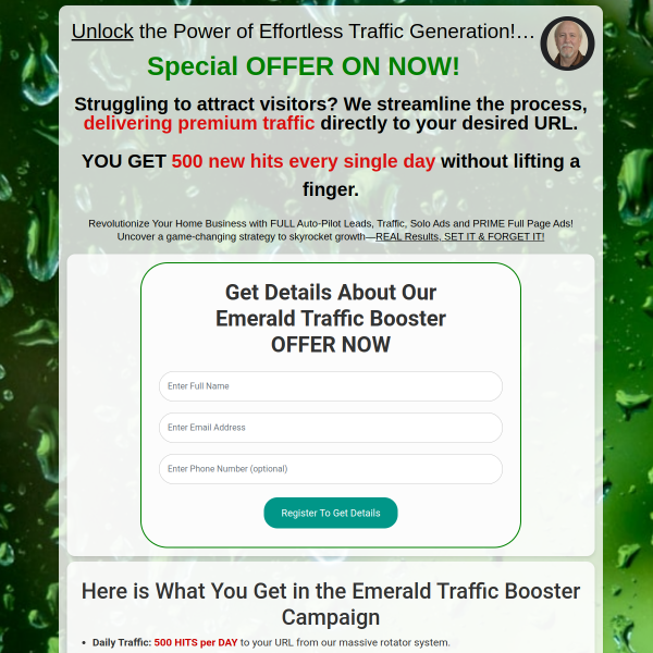 GET 500 New Hits Every Single Day - Without Lifting A Finger!