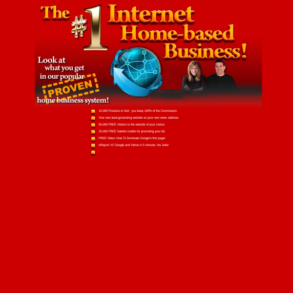 The #1 Internet Home Based Business!