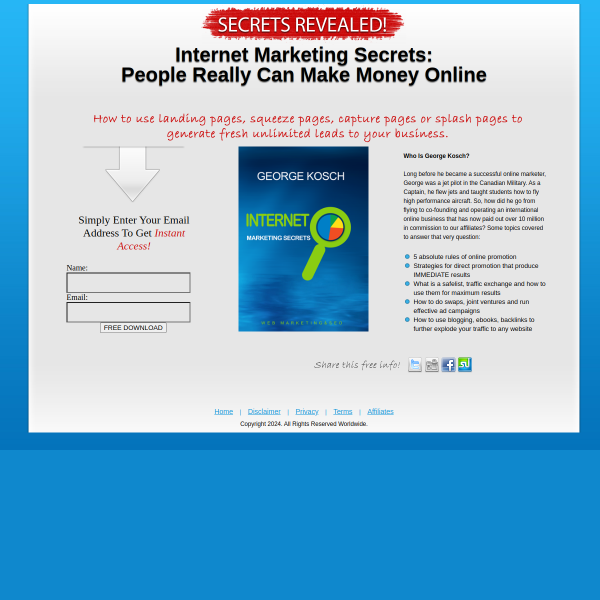 [Internet Marketing Secrets]: People Really Can Make Money Online (Free Download)