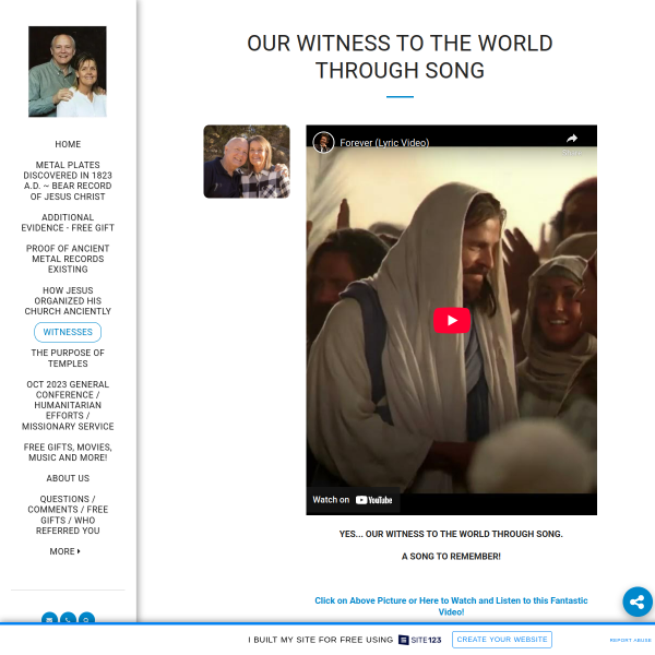 HE Is ALIVE - OUR WITNESS To The WORLD