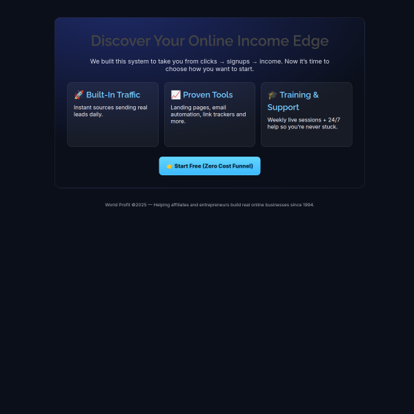 ⚡ Tired of Empty Clicks? Build a List That Pays Daily