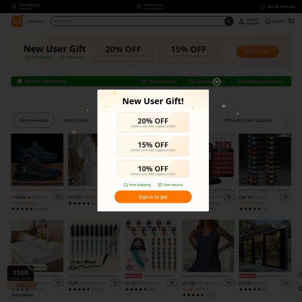 Unlock HUGE SAVINGS with Your Exclusive $100 Temu Coupon Bundle!