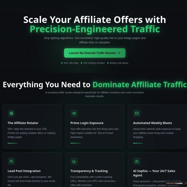 💎 Emerald Advertising Package — High-Exposure Traffic That Gets Results!