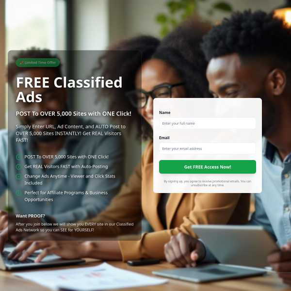 1 Click = 5,000 Sites. No Joke.