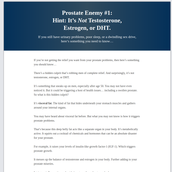 Advanced Prostate Formula | Supplements - health