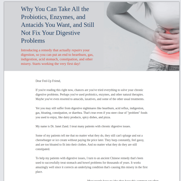 Take All the Probiotics, Enzymes, and Antacids You Want, and Still Not Fix Your Digestive Problems